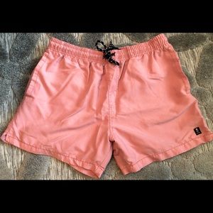 Pink Pool Boy Swim Trunks 13”